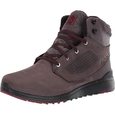 Salomon UTILITY WINTER CSWP Botas de nieve para hombre, SHALE/Black/Syrah, 11.5