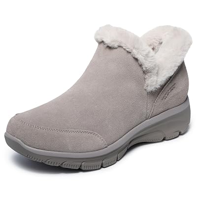 Skechers Zapatillas sin cordones EASY GOING - FALL FEELING Hands Free para mujer, cuello de piel sintética