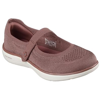 Skechers On-The-Go Flex Radiant para mujer - Sweet Pea Maryjane, rosa oscuro, 7