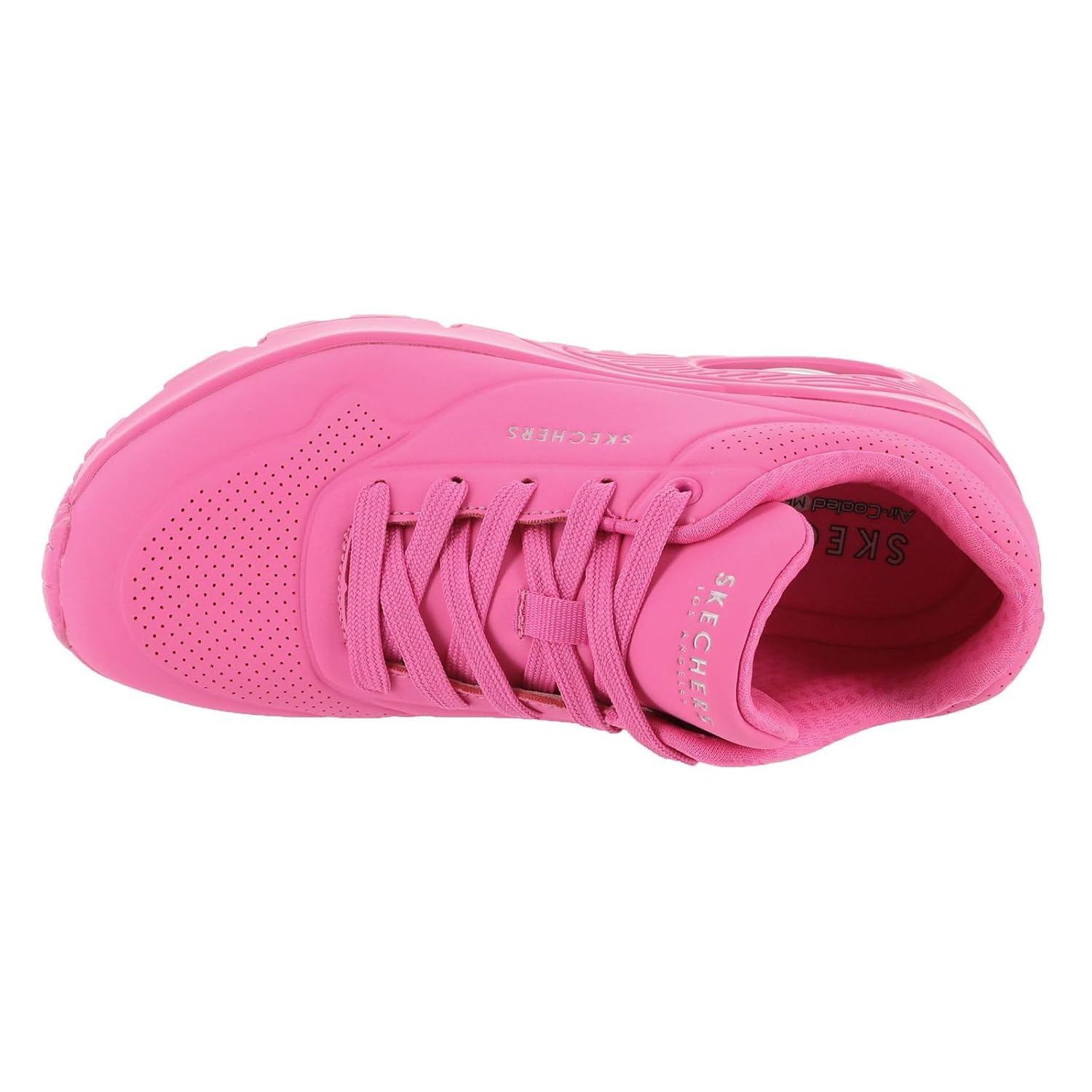 Skechers Street Uno Stand On Air Zapatillas para mujer, 7 C/D US, rosa fuerte