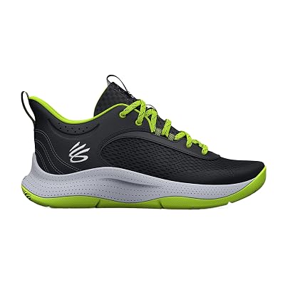 Zapatos de baloncesto Under Armour Grade School para niños Curry 3Z6 (negro/gris mod/blanco)
