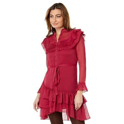 Minivestido con volantes Anastai de Ted Baker Rosa intenso 5 (US 12)