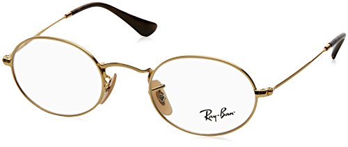 Ray-Ban RB3547V - Anteojos ovalados 2500 dorados 46 mm