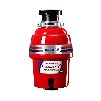 Eliminación de basura BECBAS ELEMENT 7, triturador de residuos de alimentos domésticos 1HP 2700RPM, ingenio