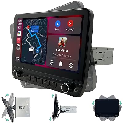 AASINUOZTEC 10.1'' ajustable universal Android coche estéreo solo 1 Din Radio Ro
