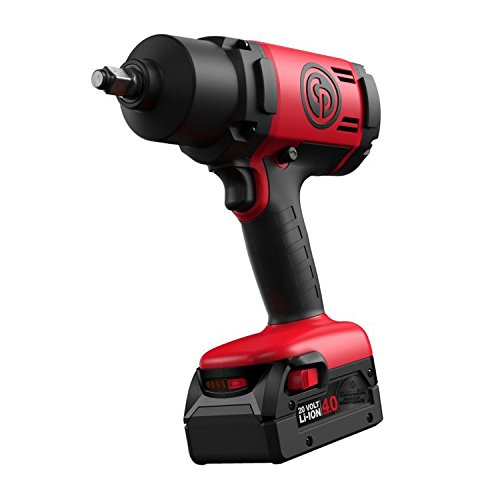 Chicago Tire CP8848K Kit de llave de impacto inalámbrica de 1/2", rojo/negro