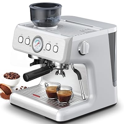 Máquina de café expreso Joy Pebble, máquina de café expreso profesional de 15 bares con café Barista