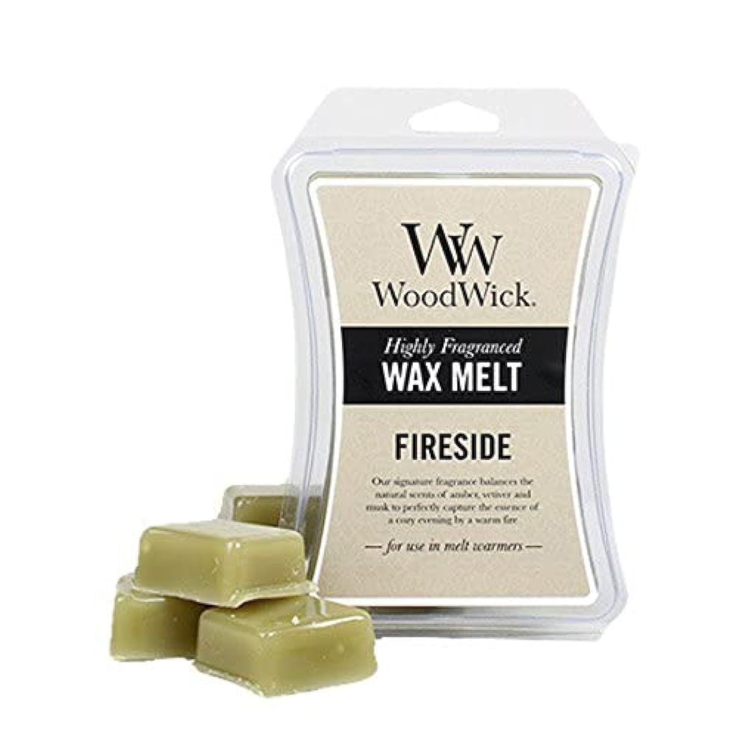 Cera para derretir Woodwick, 3 onzas. - Junto al fuego