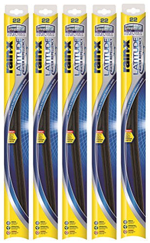 Rain-X 5079280-2-5PK Latitude 2 en 1 limpiaparabrisas repelente al agua, 24" (paquete de