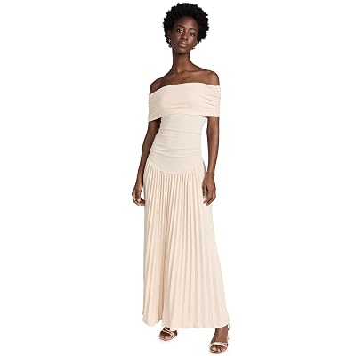 Lioness Vestido largo Field of Dreams para mujer, mantequilla, XS