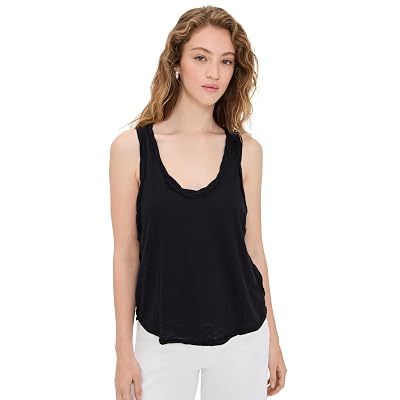 Free People Easy Tank Mujer, Negro, M