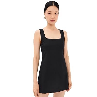 LE BOP Vestido Della para Mujer, Negro, S