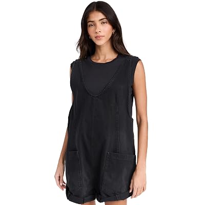 FP Movement Mono corto High Roller para mujer, True North, negro, XL
