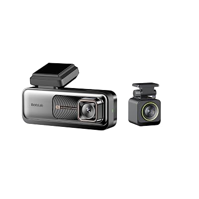 BOTSLAB 4K Dash Cam delantera y trasera (sin tarjeta), 170^0 Ultra Wide 4K+2K Dashcam ingenio
