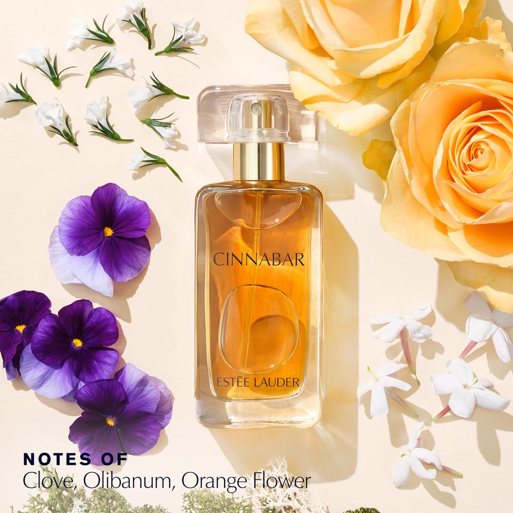 Est'ee Lauder Cinnabar Eau de Parfum en spray con notas de jazmín y flor de naranja