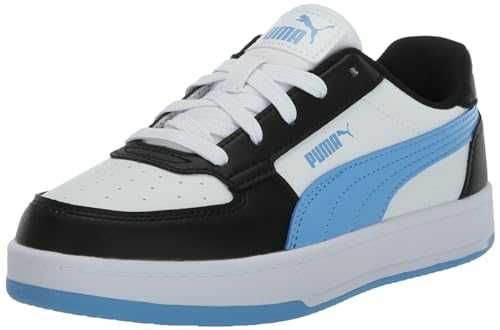 Puma Unisex-Niño, Caven 2.0, Puma Black-Team Light Blue-Puma White, Niño pequeño,