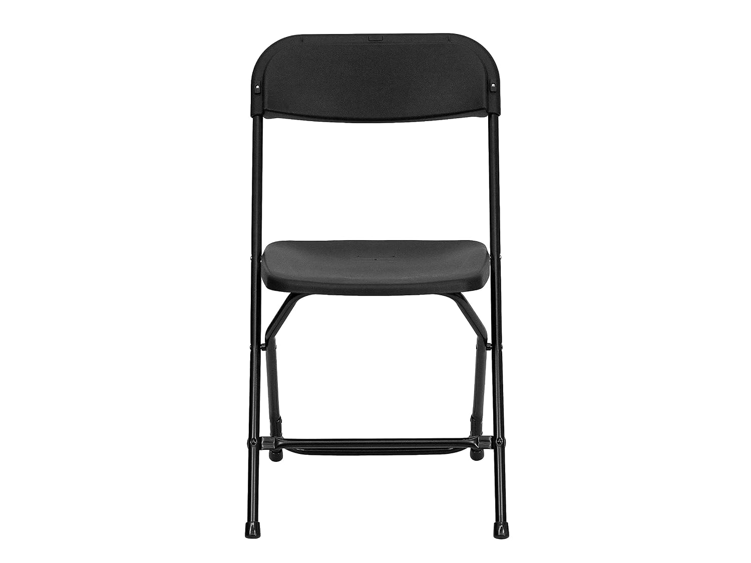 Flash Furniture Hercules Silla plegable de plástico, color negro
