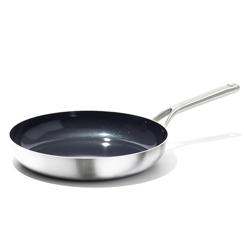 Sartén OXO Mira de 12", acero inoxidable de tres capas, Cer no tóxico sin PFAS