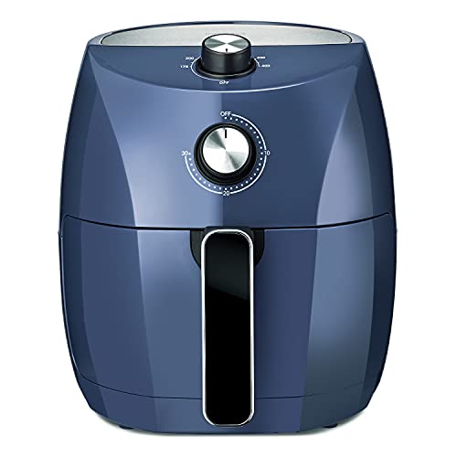 Freidora de aire manual Crux 3.7QT, precalentamiento más rápido, fritura sin aceite, rápida y saludable de manera uniforme
