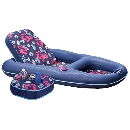 Aqua Campania Ultimate - Salón flotante para piscina 2 en 1 - Extra grande - Piscina inflable