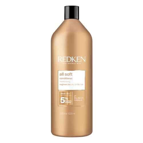 Acondicionador Redken All Soft: hidrata e hidrata el cabello seco y quebradizo, suaviza y