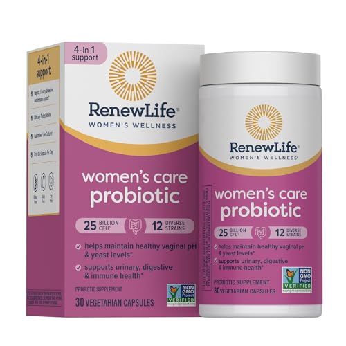 Renew Life Probiótico para mujeres 25 mil millones de UFC | 30 Cápsulas Vegetarianas