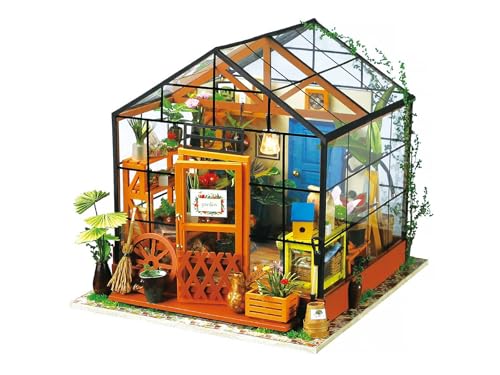 Kit de casa de muñecas en miniatura DIY Robotime(R) Cathy's Flower House