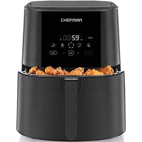 Chefman TurboFry Touch Air Fryer, The Most Compact And Healthy Way To Cook Oil-F