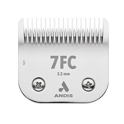 Andis 72600 UltraEdge Detachable Blade, Size 7FC, 1/8in Cut, Chrome