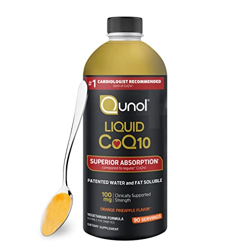 Qunol Liquid CoQ10 100mg, Superior Absorption, Antioxidant, 30 Ounces
