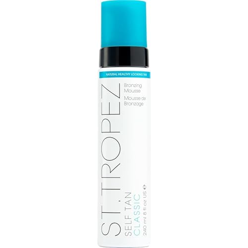 St.Tropez Classic Bronzing Self Tan Mousse for Streak-Free, Golden Tinted, Natur