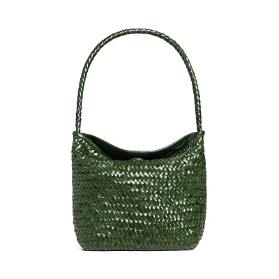 Madewell Women's Woven Shoulder Bag, Golf Green, One Size