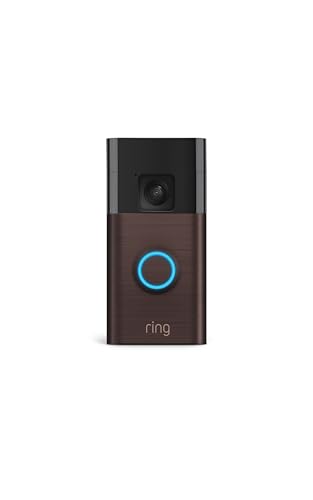 Ring Battery Doorbell, Home or business security with Head-to-Toe video, Live Vi