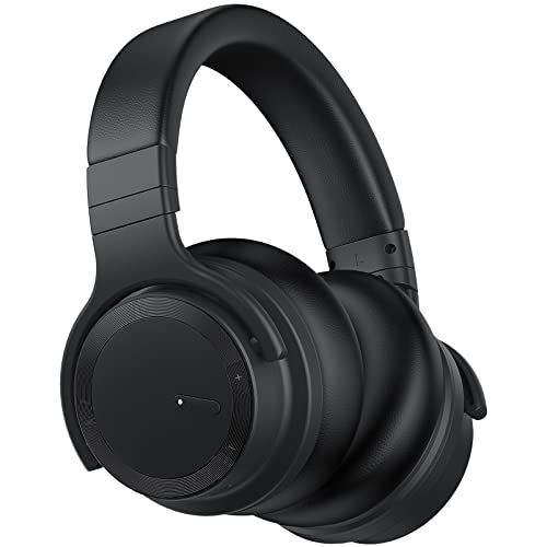 commalta E7 Active Noise Cancelling Headphones Wireless Bluetooth Headphones wit