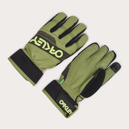 Oakley Mens Factory Winter Gloves 2.0, Fern, Large