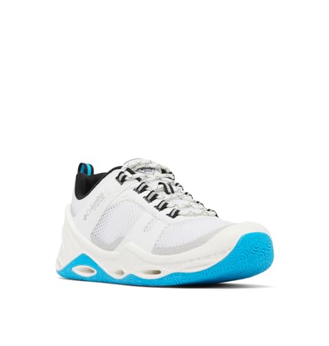 Columbia Men's PFG Pro Sport, White/Ocean Blue, 14