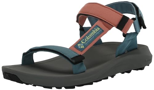 Columbia Men's Globetrot Sandal, Cloudburst/Napa Green, 14