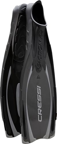 Cressi Reaction Pro Full Foot Pocket Fins, Black, 40/41 [Duplicate]