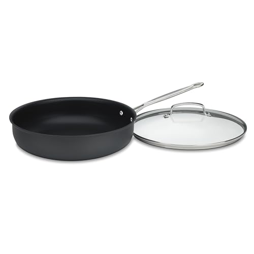 Cuisinart Chef's ClassicTM Nonstick Classic Hard Anodized 12" Deep Fry Pan w/Cov