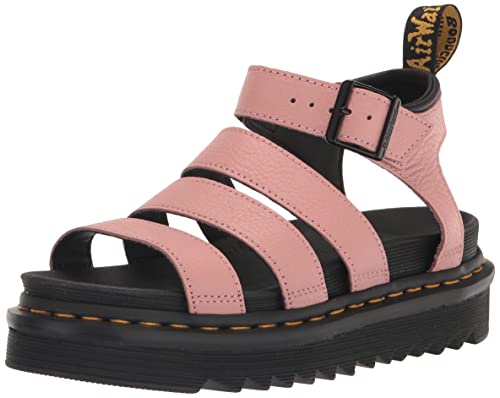 Dr. Martens Womens Blaire Fisherman Sandal, Peach Beige Pisa, 8 US