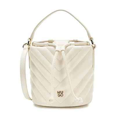 HUGO, Chris Small Bucket Bag, black magnolia, One Size