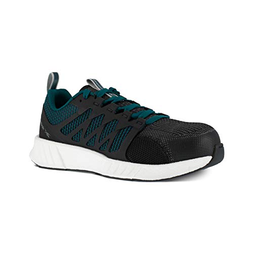 Reebok Women's Fusion Flexweave Work Composite Toe Heritage Teal 6 M