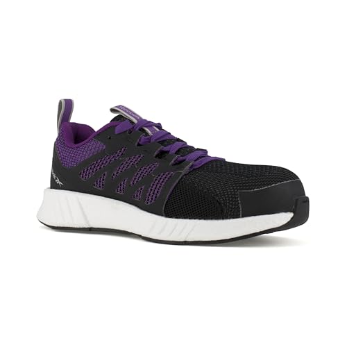 Reebok Work RB315 Women's Fusion FlexweaveTM Work Safety Toe Black and Purple