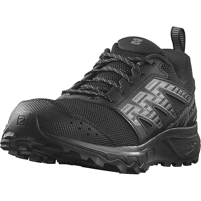 Salomon Men's WANDER Running Shoes for Men, Black / Pewter / Frost Gray,9