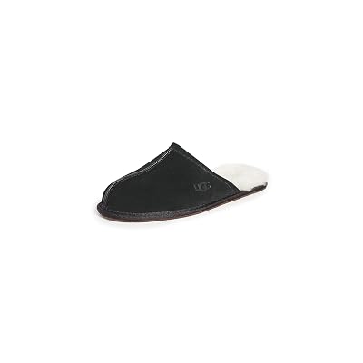 UGG Men's Scuff Wool Slippers (Grey,10D)