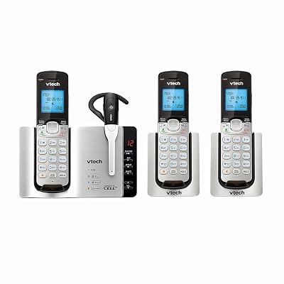 VTech DECT 6.0 Teléfono inalámbrico expandible con Bluetooth Conéctese al celular y responda