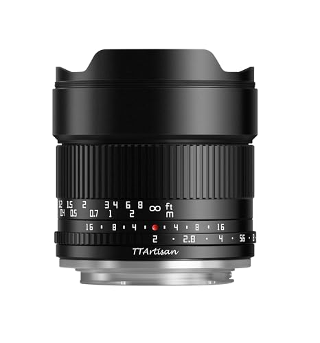 TTArtisan APS-C 10 mm F2 Lente con cuerpo metálico compatible con montura Nikon Z - Negro