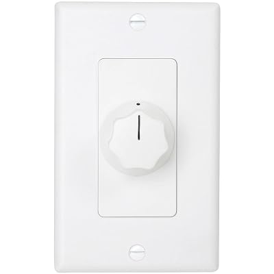 Atenuador Deluxe Decora montado en placa de 35 W, pasos de 3 dB
