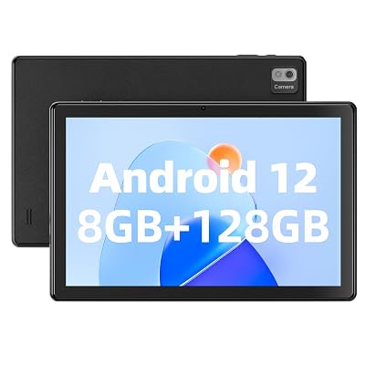 Tableta SGIN con tabletas Android 12 de 10,1 pulgadas, 8GB RAM 128GB ROM con 1980*120