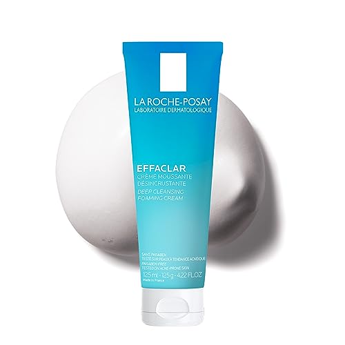 La Roche-Posay Effaclar Limpiador facial en espuma para pieles grasas, 13.52 oz